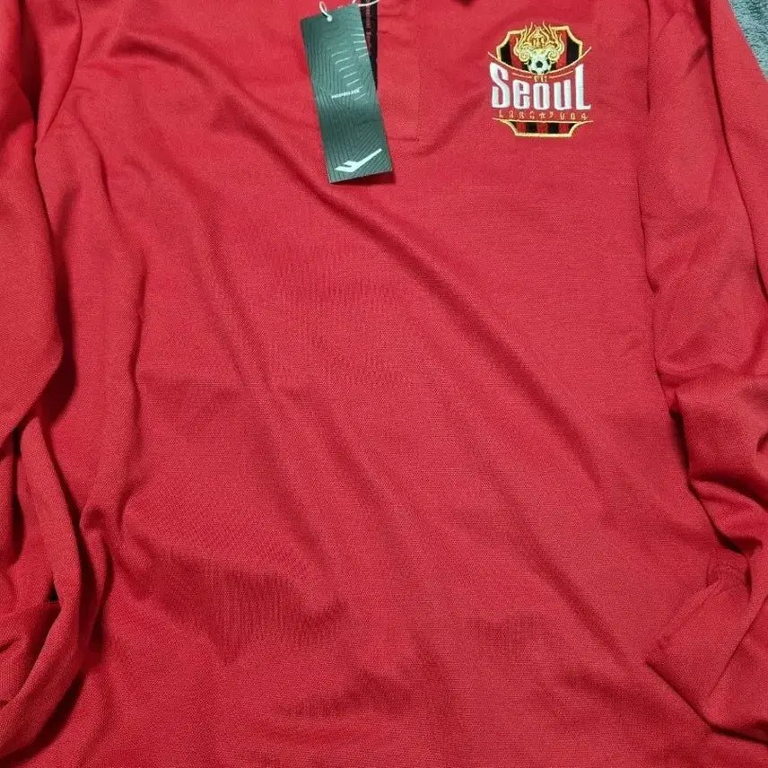[BUNJANG] FC Seoul Long Sleeve Polo Shirt / fc서울 카라티 긴팔