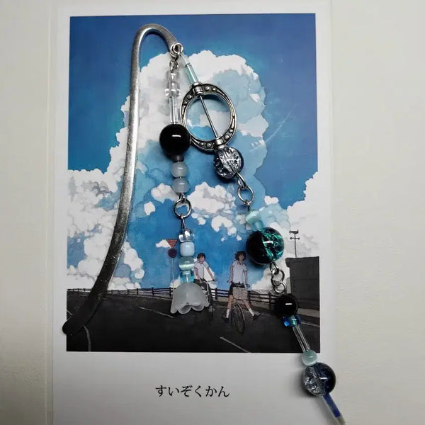[BUNJANG] Aquarium Themed Beaded Bookmark/Keychain / 수족관 비즈키링/비즈책갈피 판매합니다