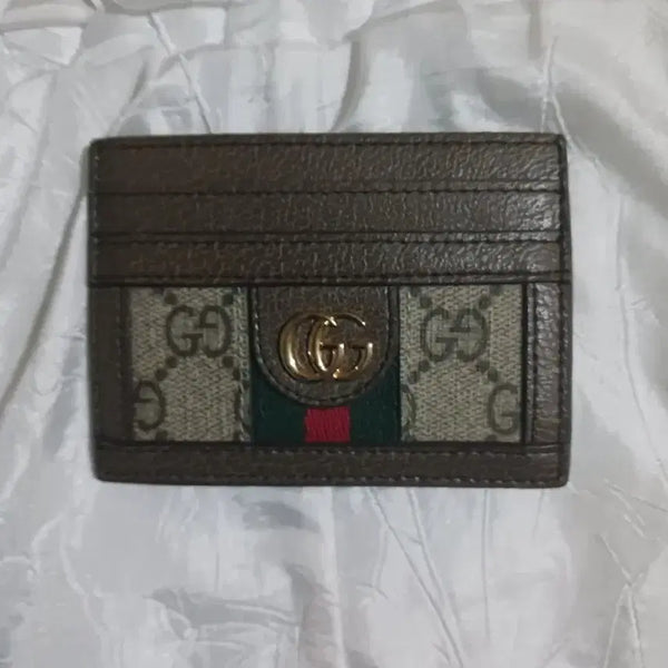 [BUNJANG] Gucci GG Logo Card Holder / 구찌 카드지갑 GG 로고 삼선