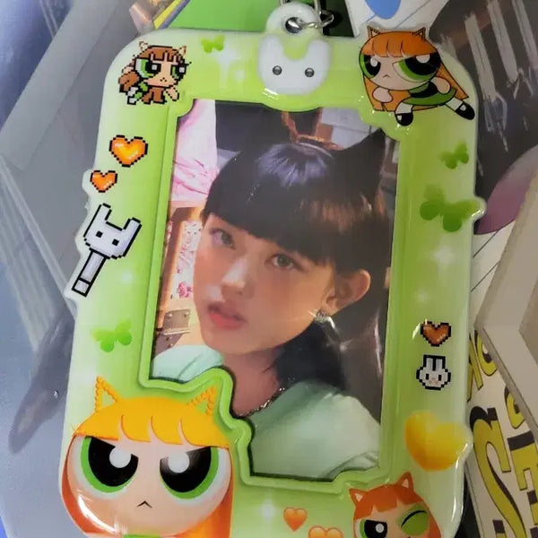 [BUNJANG] NewJeans Haerin Powerpuff Girls Photocard Holder / 뉴진스 해린 파워퍼프걸 포카 홀더