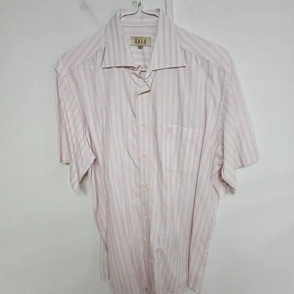 [BUNJANG] Daks Men's Short Sleeve Shirt / 닥스 남성 반팔 셔츠 100L@9932