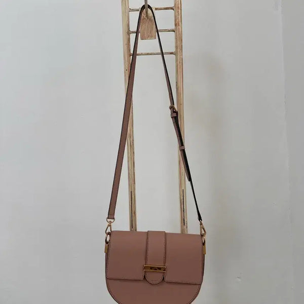 [BUNJANG] Lovecat Half Moon Shoulder Bag Pink / 러브켓 반달 숄더백 핑크