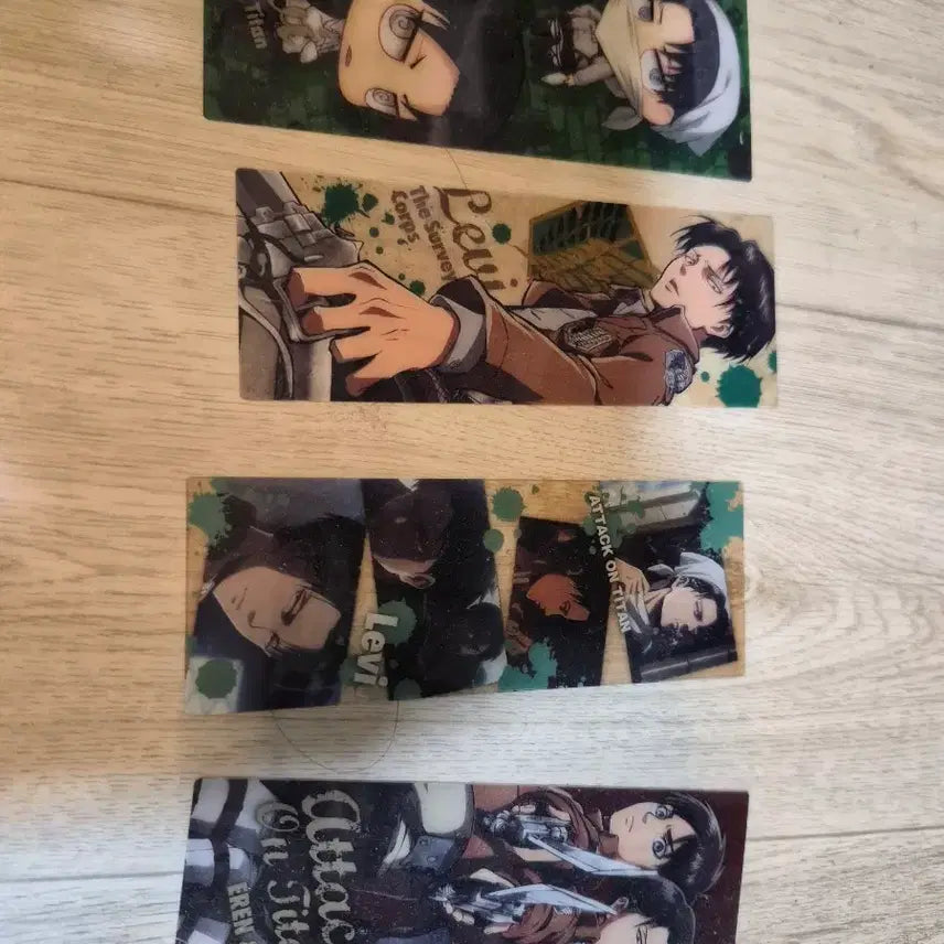 [BUNJANG] Attack on Titan Levi Bookmark / 진격의거인 리바이 굿즈