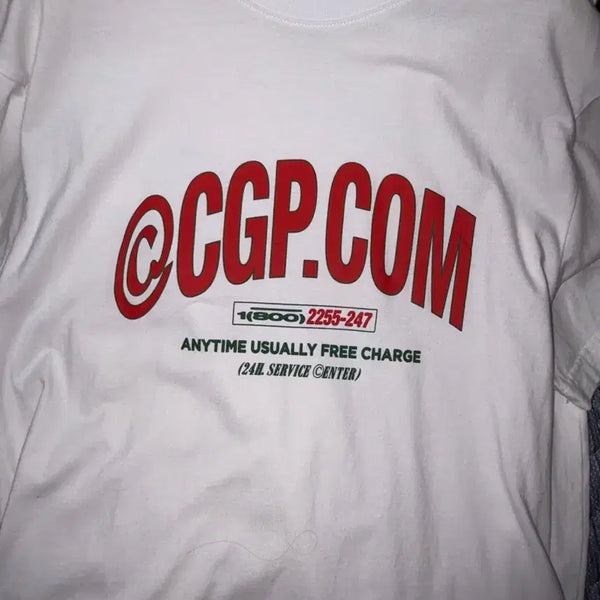 [BUNJANG] Code Graphy Short Sleeve T-Shirt White / 코드그라피 반팔티 화이트