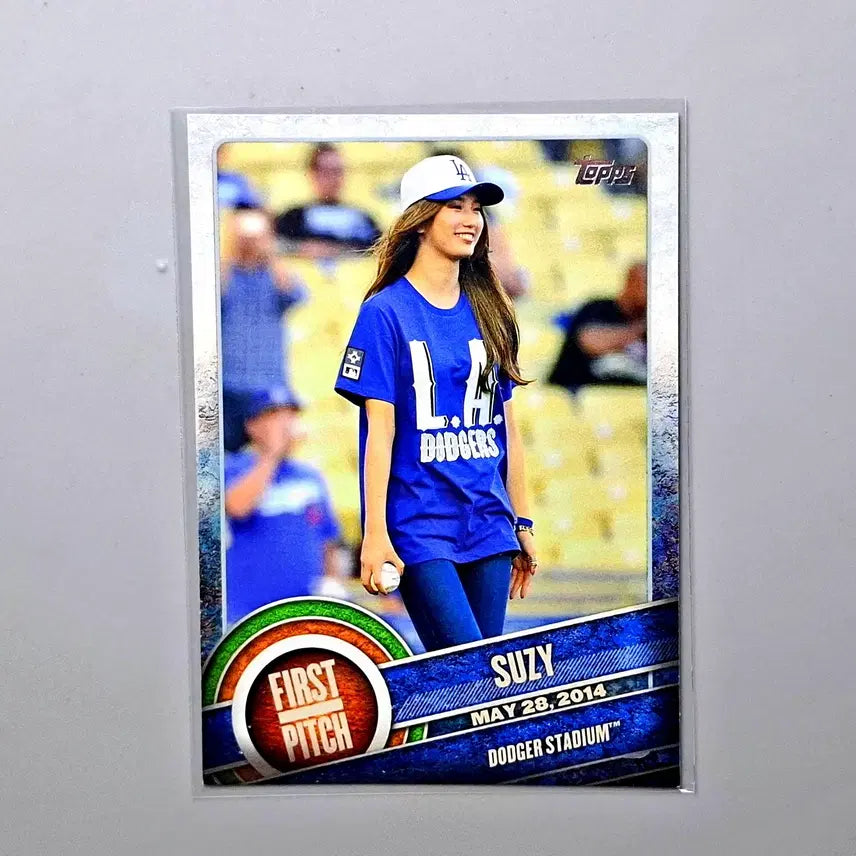 [BUNJANG] Bae Suzy 2015 Topps First Pitch Commemorative Card / 수지 MLB 시구 기념 카드 2015 탑스 퍼스트 피치