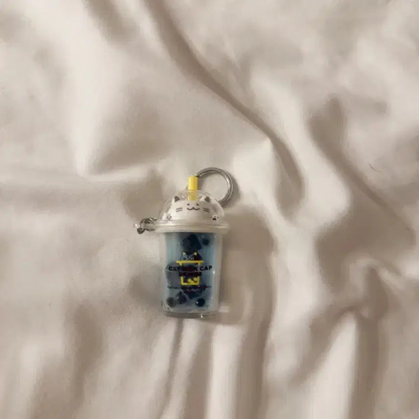 [BUNJANG] Bubble Tea Cat Charm / 버블티 고양이 키링