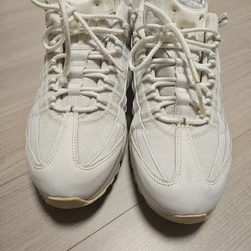 [BUNJANG] Nike Air Max 95 Triple White Women's / 나이키 에어맥스95 트리플 화이트 w285