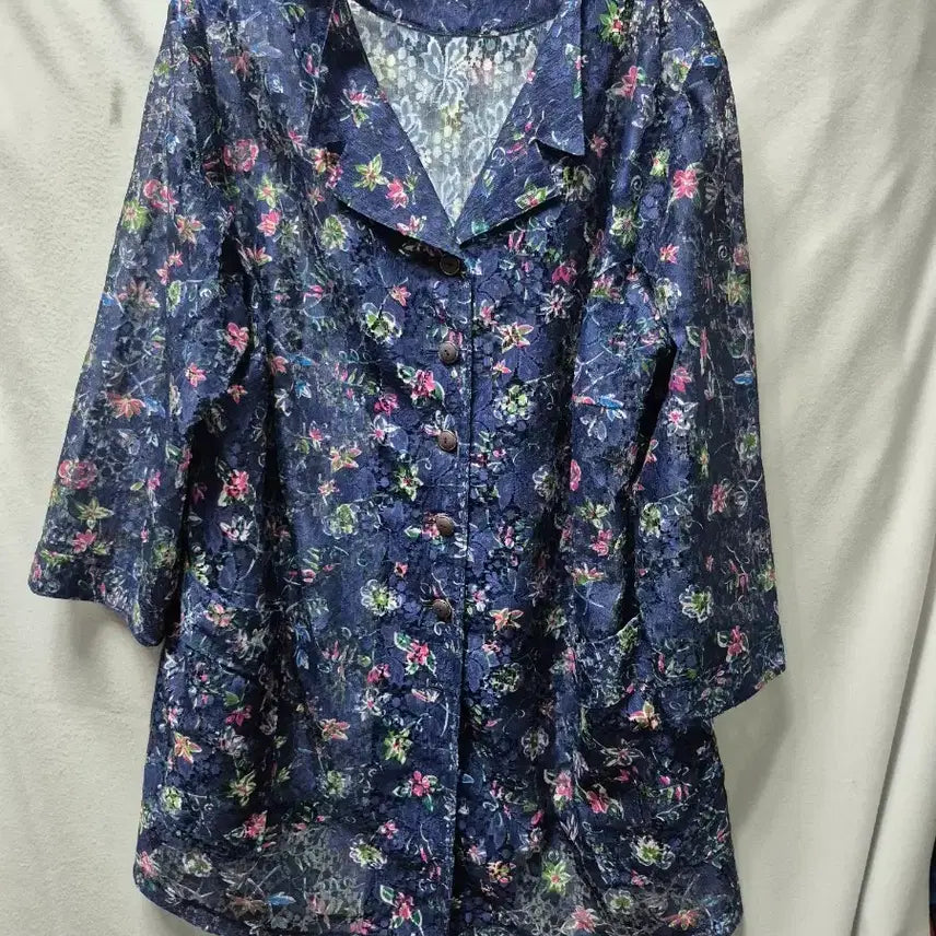[BUNJANG] Floral Print Blouse Size 88 / 꽃무늬 블라우스88