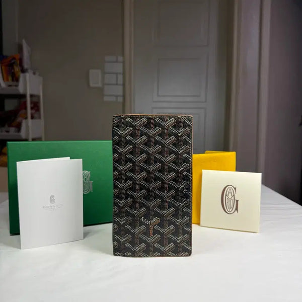 [BUNJANG] Goyard Saint Roch Long Wallet Black Tan / [21년1월,갤러리아/풀구성]고야드 생로슈 장지갑 블랙 탄