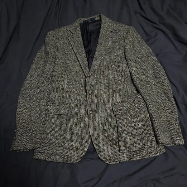 [BUNJANG] Polo Ralph Lauren RL67 Wool 100% Herringbone Jacket / 폴로 이태리메이드 RL67 울100 헤링본자켓 40R