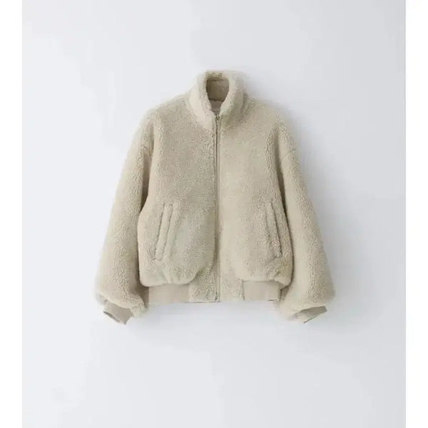 [BUNJANG] Venet Bear Blouson Cream / 베뉴엣 Bear blouson cream