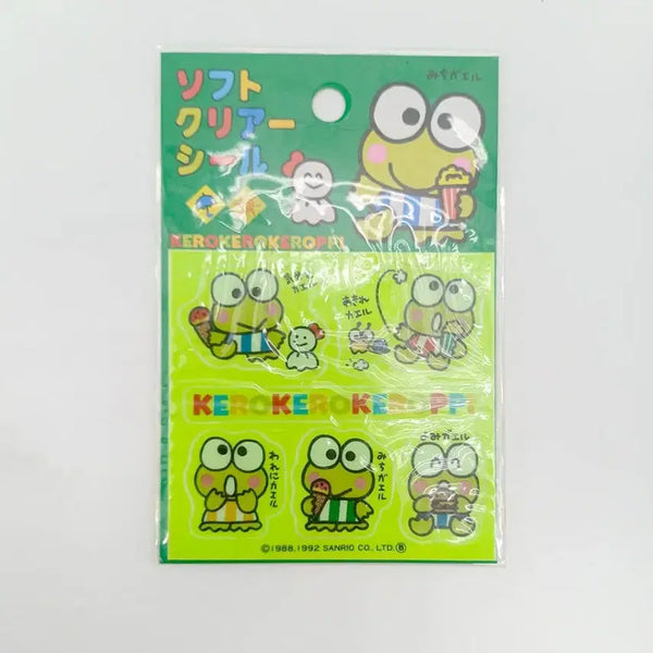 [BUNJANG] 1990s Japan Retro Kerokeropi Sanrio Character Sticker Diary Decoration / 90년대 일본 고전 케로케로피 개구리 산리오 캐릭터 스티커 다이어리 꾸미기 [고전문구]