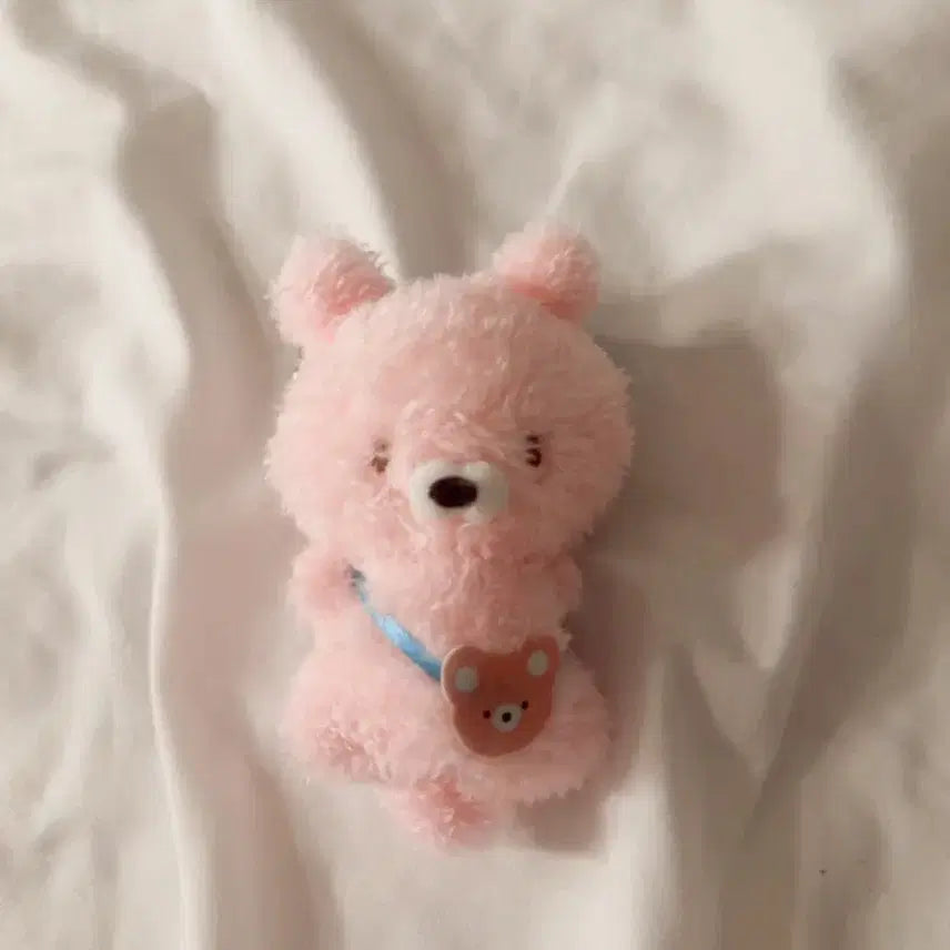 [BUNJANG] Pink Bear Doll Keychain / 핑크색 곰돌이 인형 키링