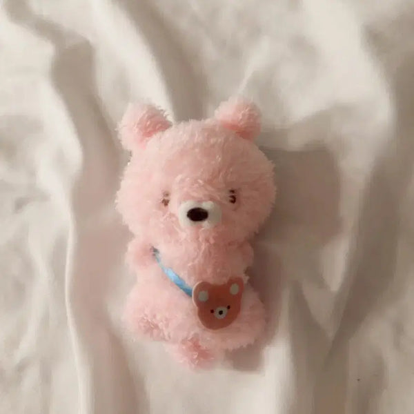 [BUNJANG] Pink Bear Doll Keychain / 핑크색 곰돌이 인형 키링