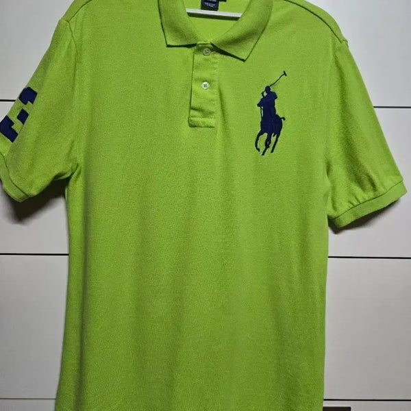 [BUNJANG] Polo Ralph Lauren Big Pony Collar Short Sleeve T-Shirt / 폴로 랄프로렌 정품 빅포니 카라 반팔 티셔츠