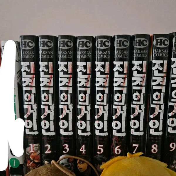[BUNJANG] Attack on Titan Manga Volumes 1-10 Bundle Set / 진격의 거인 만화책 1~10권 일괄