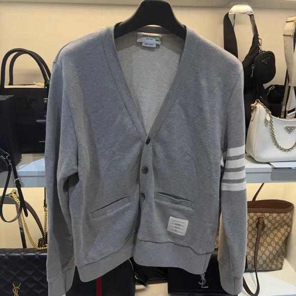 [BUNJANG] Thom Browne Cardigan Grey / [정품/3size] 톰브라운 가디건