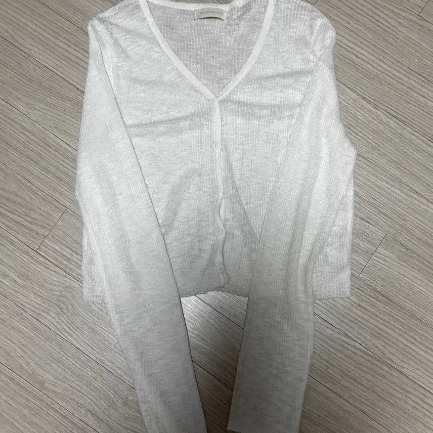 [BUNJANG] Sheer Summer Cardigan White / 시스루 살안타 가디건 화이트