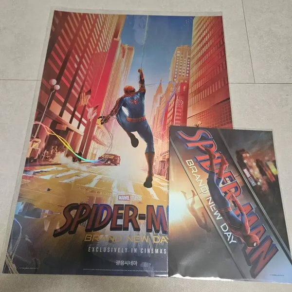 [BUNJANG] Spider-Man 'Kwang-eum' Poster & Art Card Bundle / 스파이더맨 광음포스터+아트카드