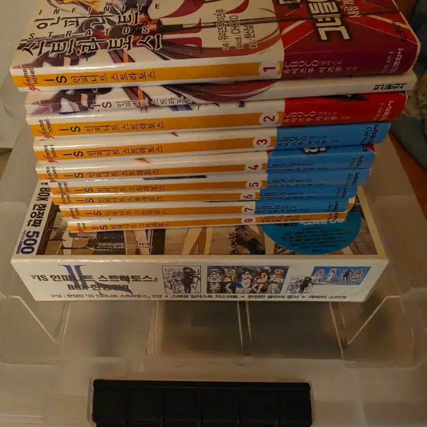 [BUNJANG] Infinite Stratos Light Novel Vol. 1-8 First Press Limited Edition / (올초판한정판)인피니트 스트라토스 1~8 미개봉 라노벨