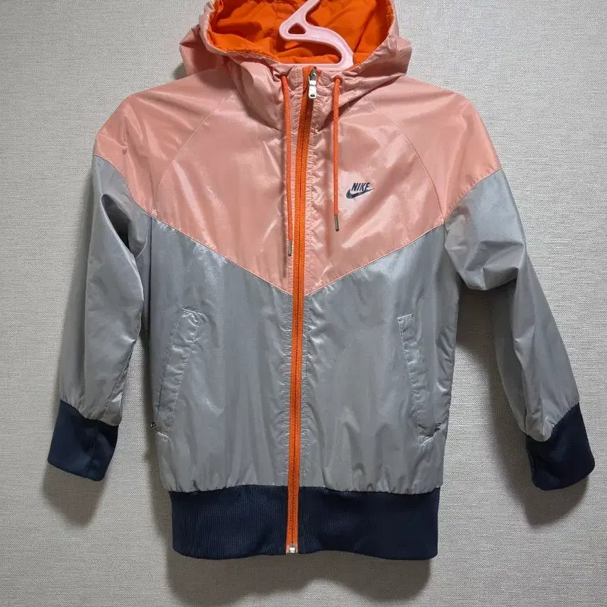 [BUNJANG] Nike Windrunner Jacket (Pink/Grey/Orange) / 나이키 윈드러너 자켓 핑크/그레이/오렌지