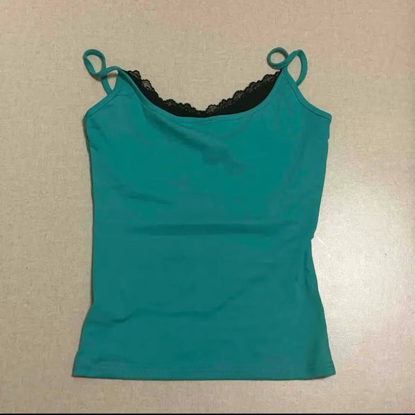 [BUNJANG] Mintcore Layered Camisole / 에이블리 민트코어 레이어드 나시