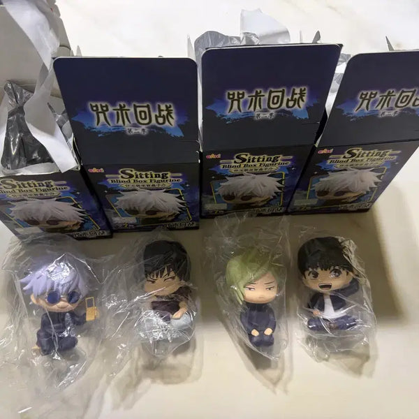 [BUNJANG] Jujutsu Kaisen Seated Figure 4-Piece Bundle Set / EAKI 주술회전 시팅 피규어