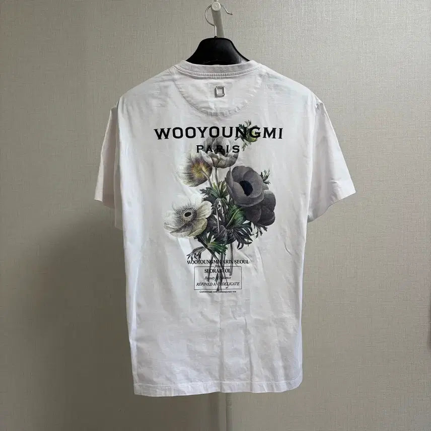 [BUNJANG] WooYoungMi 23FW Flower T-Shirt / [48] 우영미 23fw 플라워 반팔티
