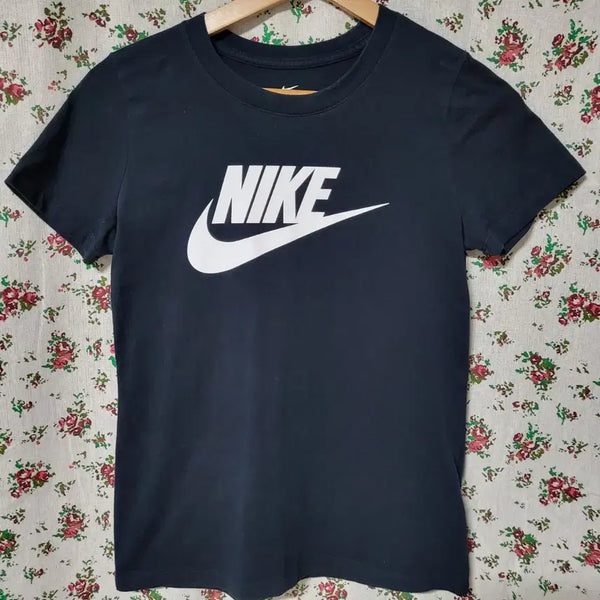 [BUNJANG] Nike Big Logo Black T-Shirt Size S / 597 ) 나이키 빅로고 블랙 반팔티 s 상태최상