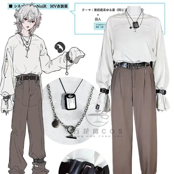 [BUNJANG] Kuzuhara Cinema Ver. Cosplay Set (M~L) / 니지산지 쿠즈하 시네마버전 코스프레 교판