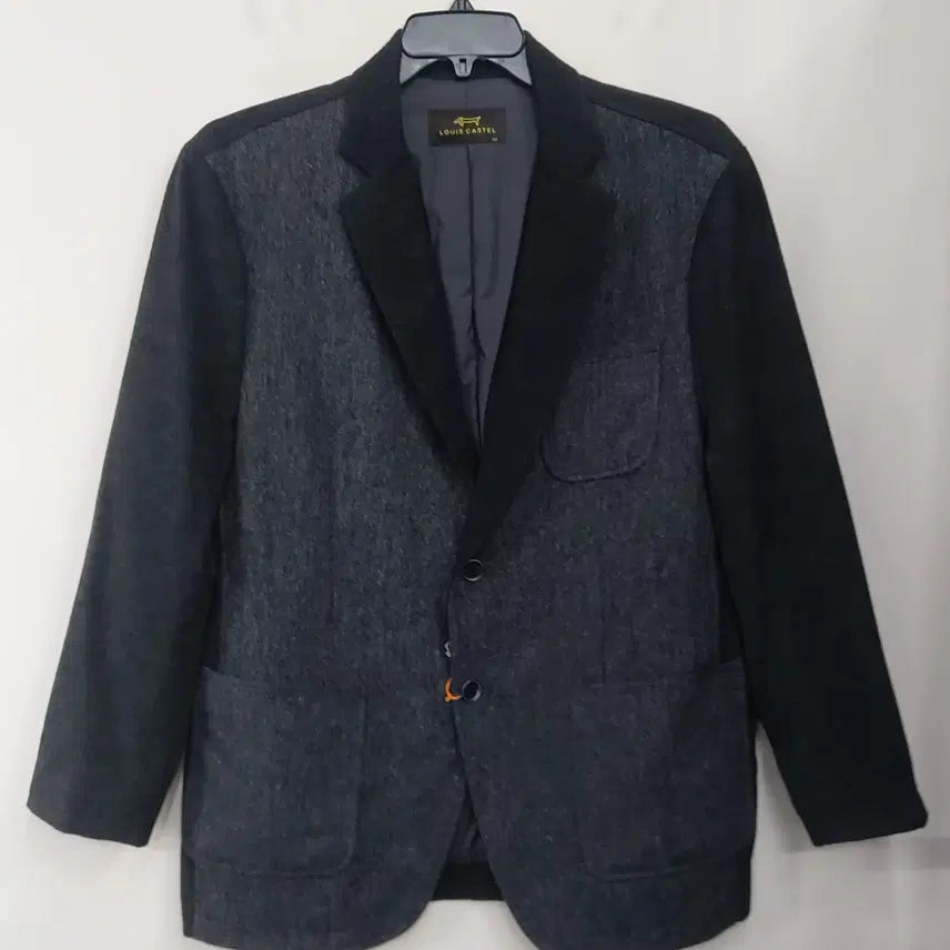 [BUNJANG] Louis Castel 110 Wool Single Blazer Dark Grey Men's / 미착용 루이까스텔 110 모직/울 싱글 블레이저/자켓. DG. -S.