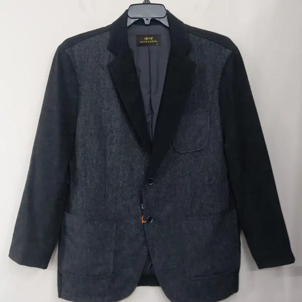 [BUNJANG] Louis Castel 110 Wool Single Blazer Dark Grey Men's / 미착용 루이까스텔 110 모직/울 싱글 블레이저/자켓. DG. -S.
