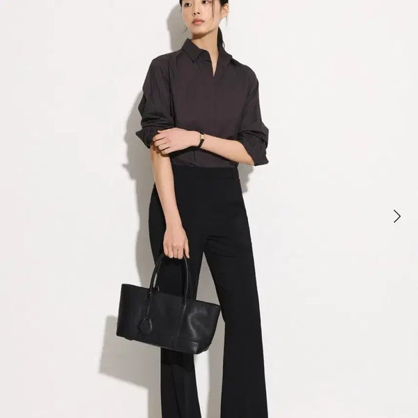 [BUNJANG] SIE LUNA Semi-Flare Trousers Slacks / 시에 루나 세미 플레어 트라우저 슬랙스