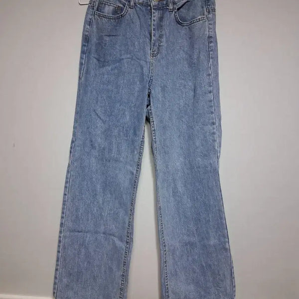 [BUNJANG] Light Wash Wide Leg Denim Pants (M) / 연청 와이드 데님 팬츠(M)
