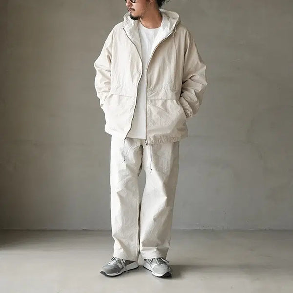 [BUNJANG] nanamica Reversible Hooded Jacket Beige XL / 나나미카 리버시블 후드 자켓 xl 노스페이스 퍼플라벨