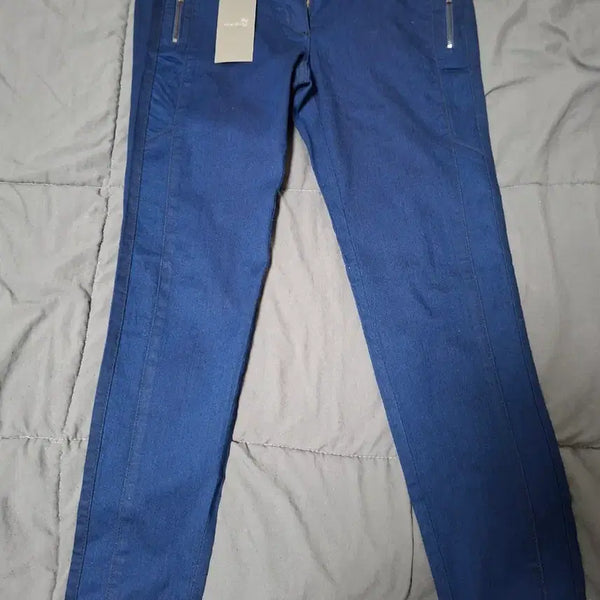 [BUNJANG] Mind Bridge Deep Blue Spandex Jegging Pants / [택새상품/66] 마인드브릿지 딥블루 스판 제깅스 바지 (정가6.9만)