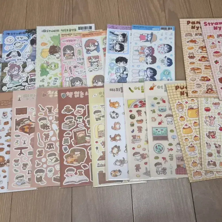 [BUNJANG] Popular Artist Diary Deco Seal Sticker Set - 100 Sheets Bundle / 11번/인기작가 다꾸 씰스티커 새상품 100장 일괄판매/장당870/운포