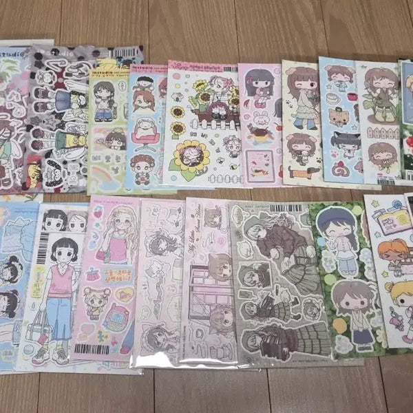 [BUNJANG] Popular Artist Diary Deco Seal Stickers Bundle Set / 13번/인기작가 다꾸 씰스티커 새상품 100장 일괄판매/장당870/운포