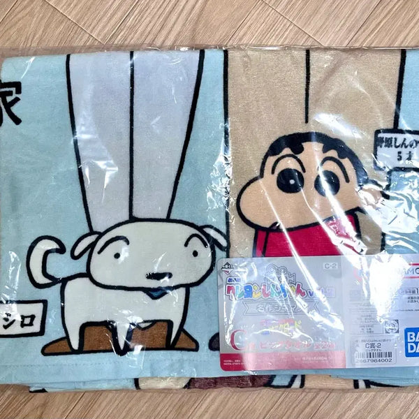 [BUNJANG] Crayon Shin-chan Ichiban Kuji C Prize Big Towel Shin-chan Family (Sealed) / [미개봉] 짱구는 못말려 제일복권 쿠지 C상 빅타올 짱구 가족