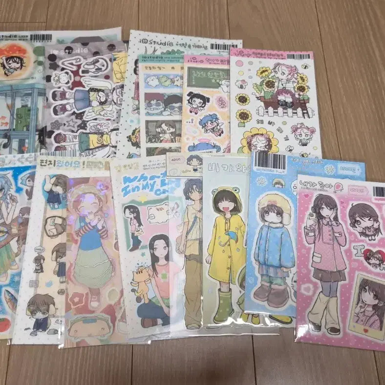 [BUNJANG] Popular Artist Collection 100-Piece Sticker Pack / 16번/인기작가 다꾸 씰스티커 새상품 100장 일괄판매/장당870/운포
