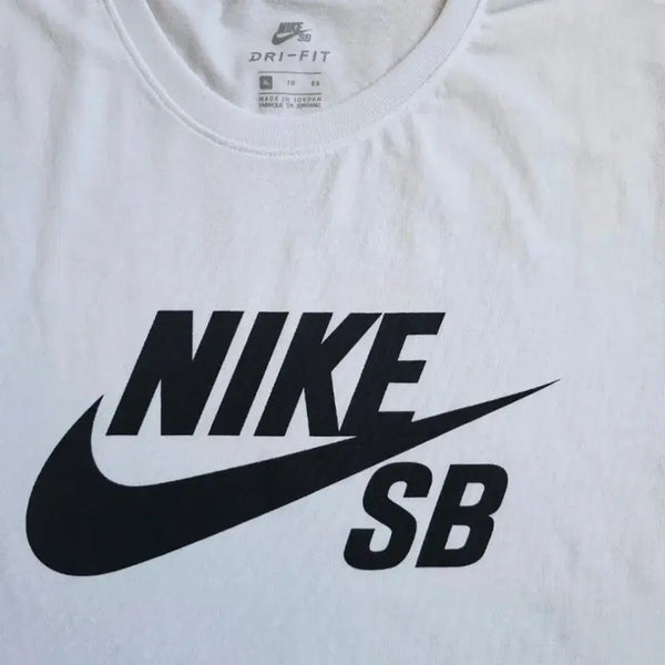 [BUNJANG] Nike SB Short Sleeve T-Shirt White XL / 나이키 SB 반팔 티셔츠 화이트 XL