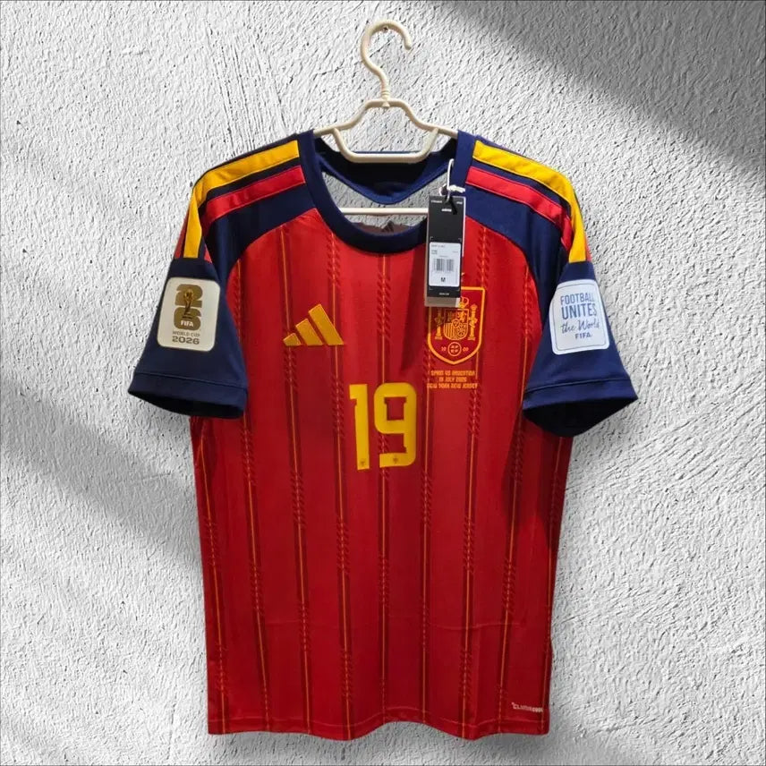 [BUNJANG] Spain 26-28 Home Laminyale Replica Shirt - Men's Medium (World Cup Final Version) / 스페인 26-28 홈  라민야말 국내 M (월드컵 결승 버전)