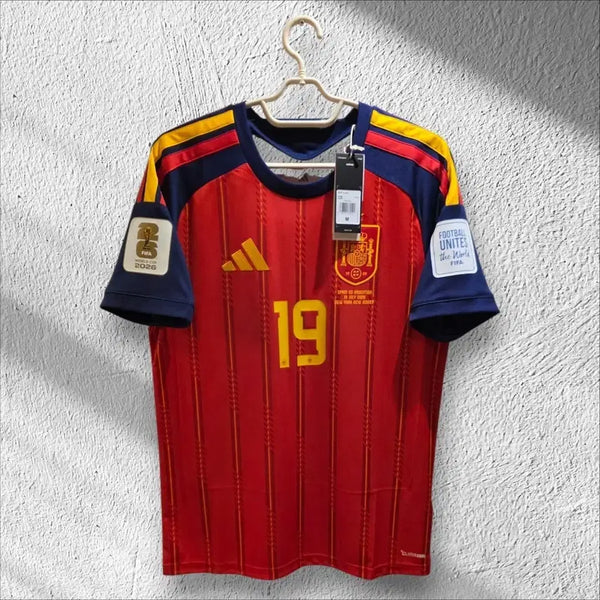 [BUNJANG] Spain 26-28 Home Laminyale Replica Shirt - Men's Medium (World Cup Final Version) / 스페인 26-28 홈  라민야말 국내 M (월드컵 결승 버전)