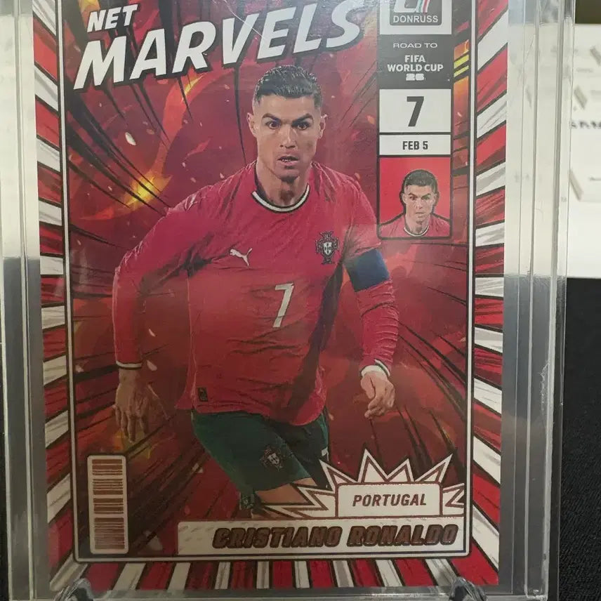 [BUNJANG] Donruss Marvel Cristiano Ronaldo 2006 World Cup Card / 돈러스 마블 호날두 카드 포르투갈 siuuuu