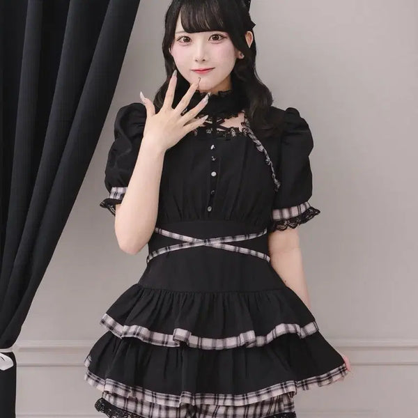 [BUNJANG] Pium Choker Ribbon Setup Set Autumn New Arrival / pium 피움 초커 리본 셋업 초가을 신상 일브 양지뢰