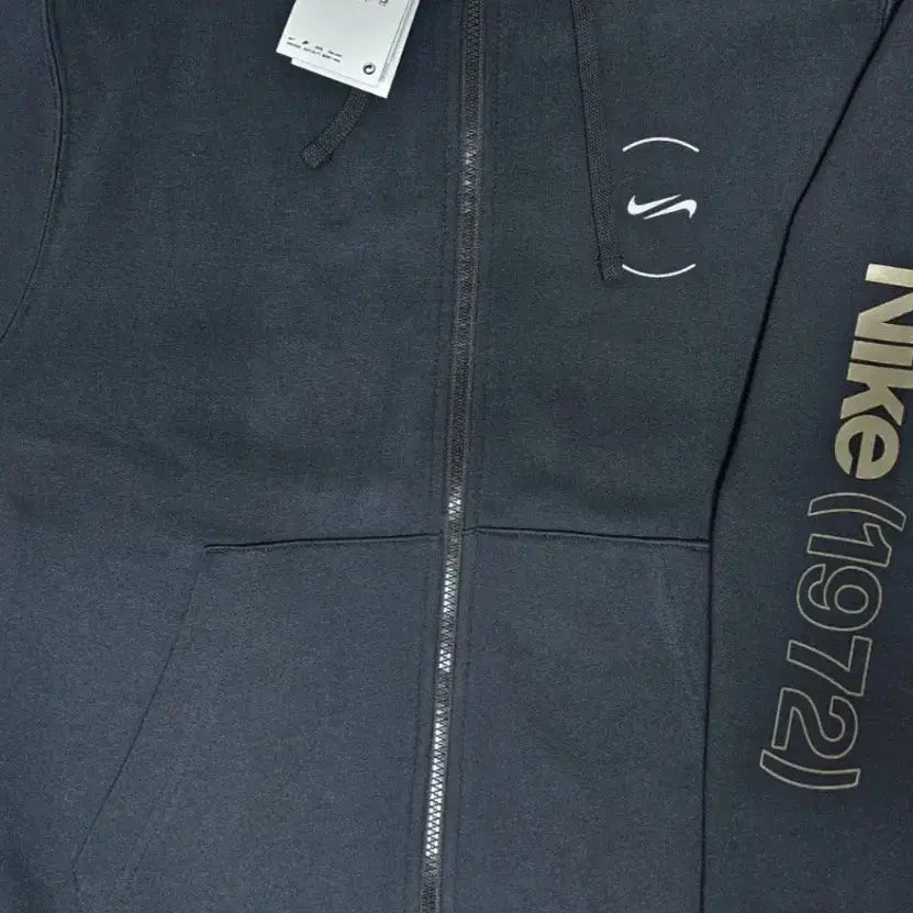 [BUNJANG] Nike 1972 Hooded Zip-Up Jacket Black XL / 나이키 1972 후드 집업 검정 L