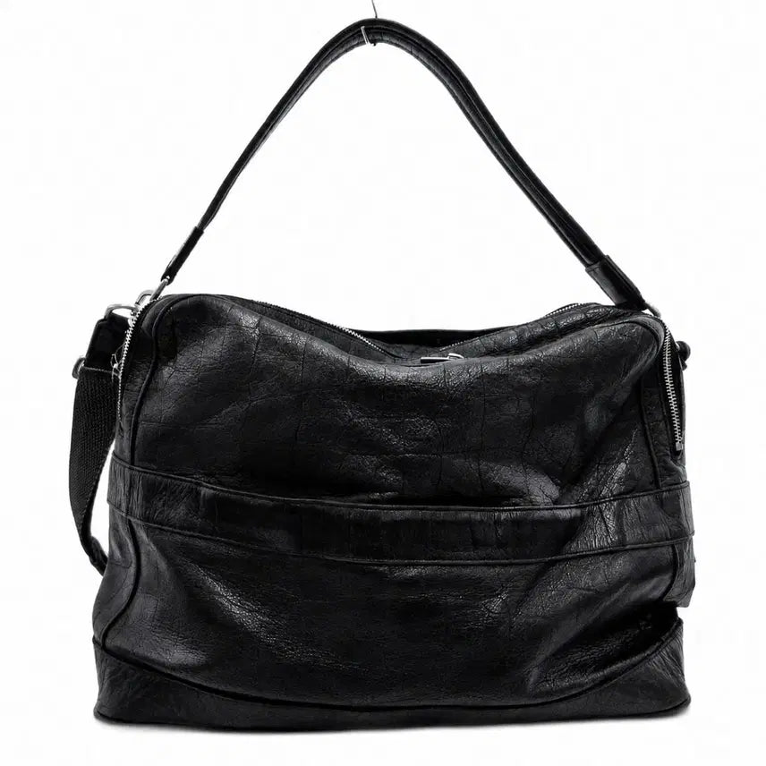 [BUNJANG] Aniary Embossed Crocodile Boston Bag / 아니아리 크로크 엠보 크로스 보스톤백 랄프로렌 포터 같은 빈티지