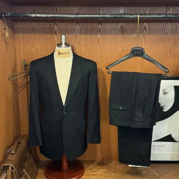 [BUNJANG] Brooks Brothers Grey Stripe Wool Suit 100 / 브룩스브라더스 수트 100