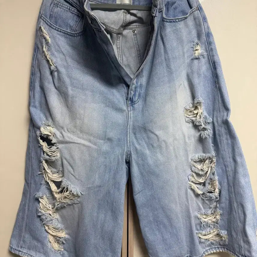 [BUNJANG] Order Archive Bermuda Wide 3 Denim Shorts / 오더아카이브 버뮤다 와이드3