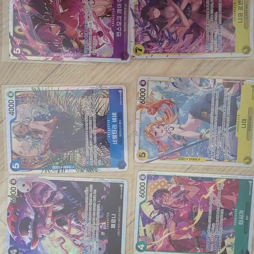 [BUNJANG] Heroines Korean Edition SR Bundle Set / 히로인즈 한글판 sr 일괄 비비 나미 로빈 레이주 타사기 페로나